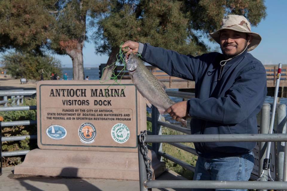 Salmon Fishing at the Antioch Marina