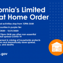 CA Limited Stay at Home Order
