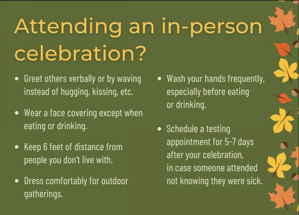 Covid 19 - Attending an in-person celebration