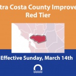 Contra Costa Improves to Red Tier